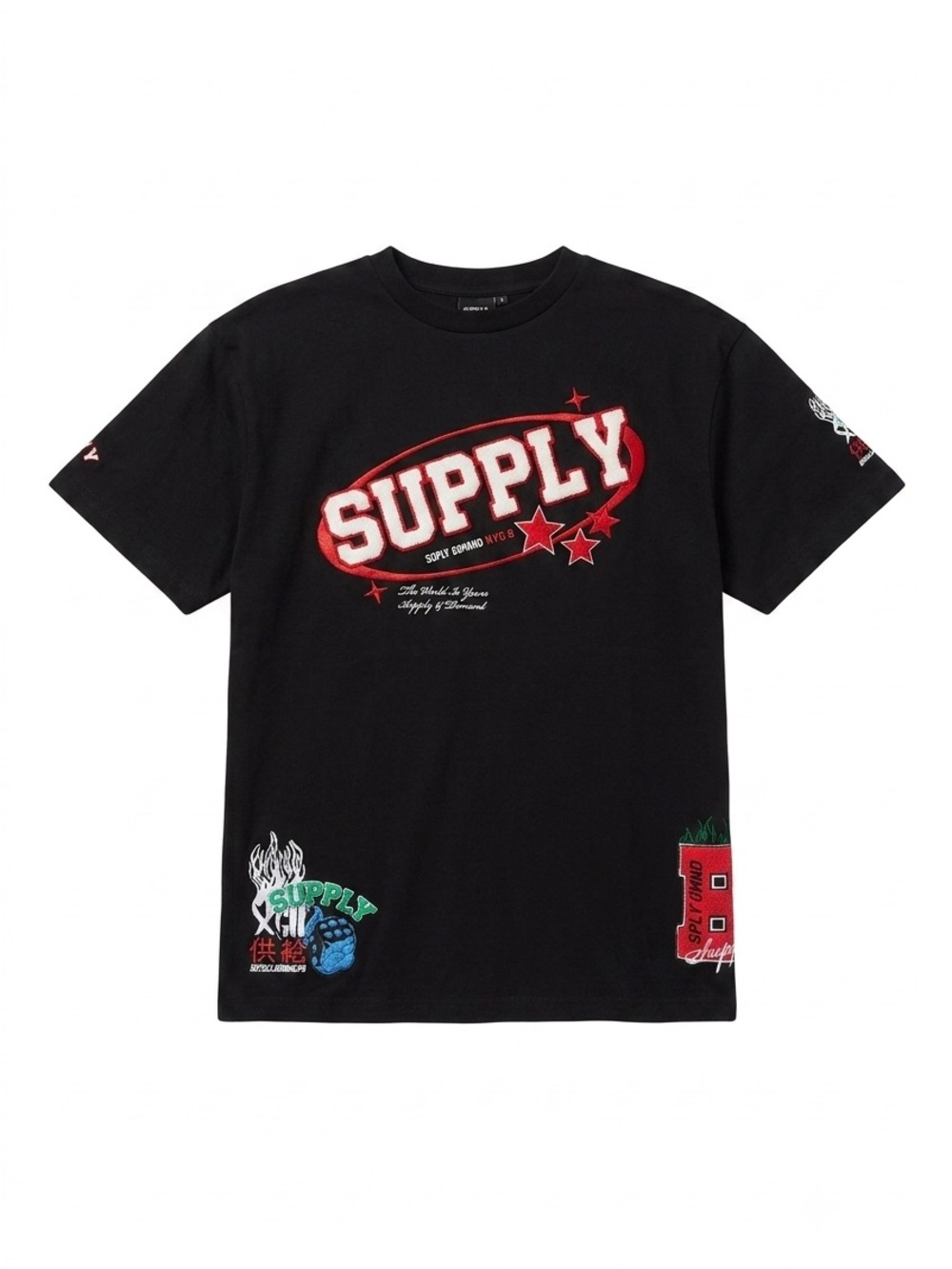 Supply & Demand NYC "The World Is Yours" Graphic Streetwear T-Shirt | BOYS XL